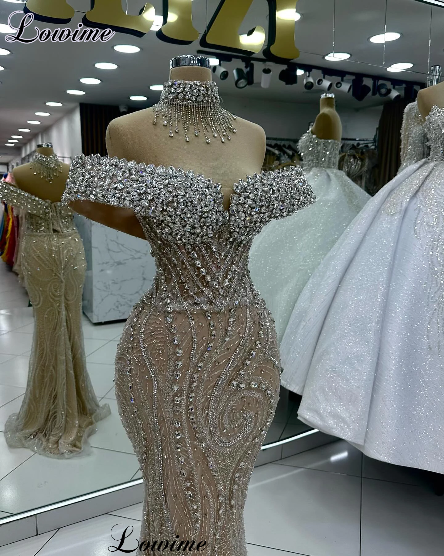 Vintage Champagne Cocktail Dresses With Crystals Sweetheart Off Shoulder Wedding Party Dresses Vestidos De C&oacute;ctel customized