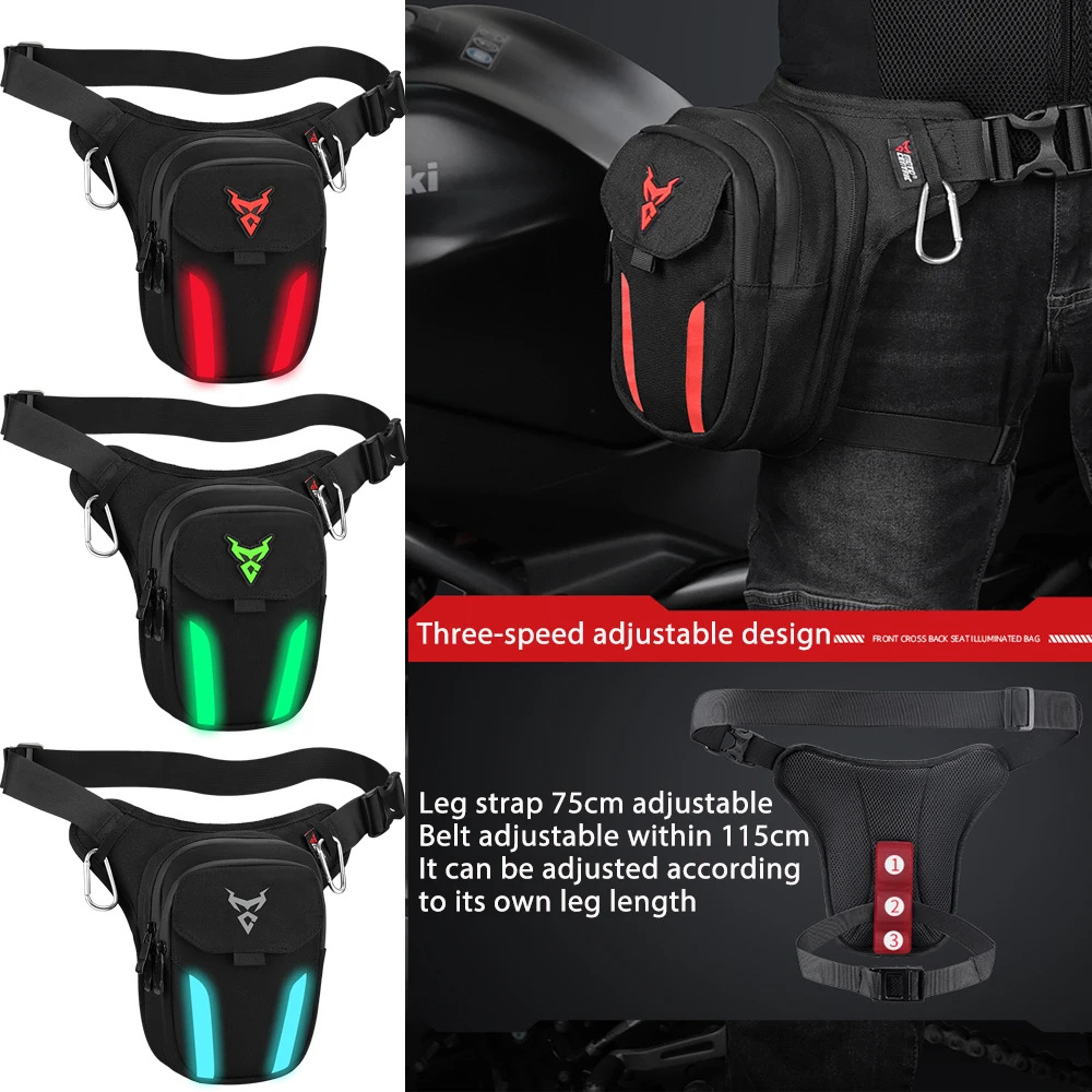 Motorcycle Multi-purpose Portable Large Capacity Shoulder Backpack Belt Net Bag
