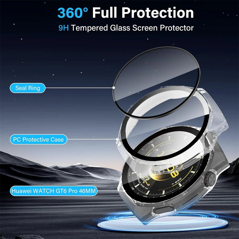 Durable Protective Glass and Bumper Set - Anti-Scratch Screen Protector and Hard PC Case