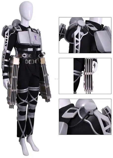 Attack on Titan 4 The Final Season Rivaille Cosplay Costume Halloween  Superhero Outfit Shingeki no Kyojin Team Armour Uniform - AliExpress