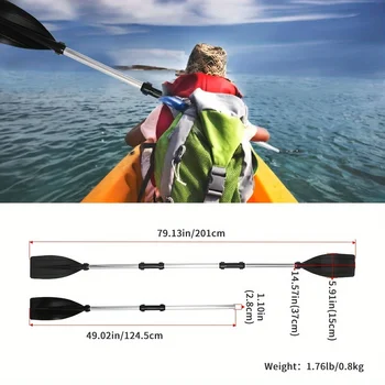 Pagaie KOETSU con lama scanalata staccabile per kayak, canoa, zattera e surf