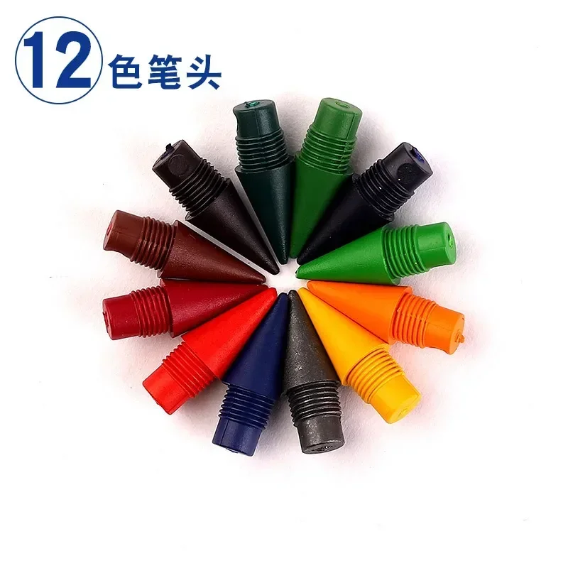 Eternal Pencil 12 Colors Unlimited Writing Kids Infinity Cute Pen Sketch Painting Stationery Kawaii Crayons School Supplies