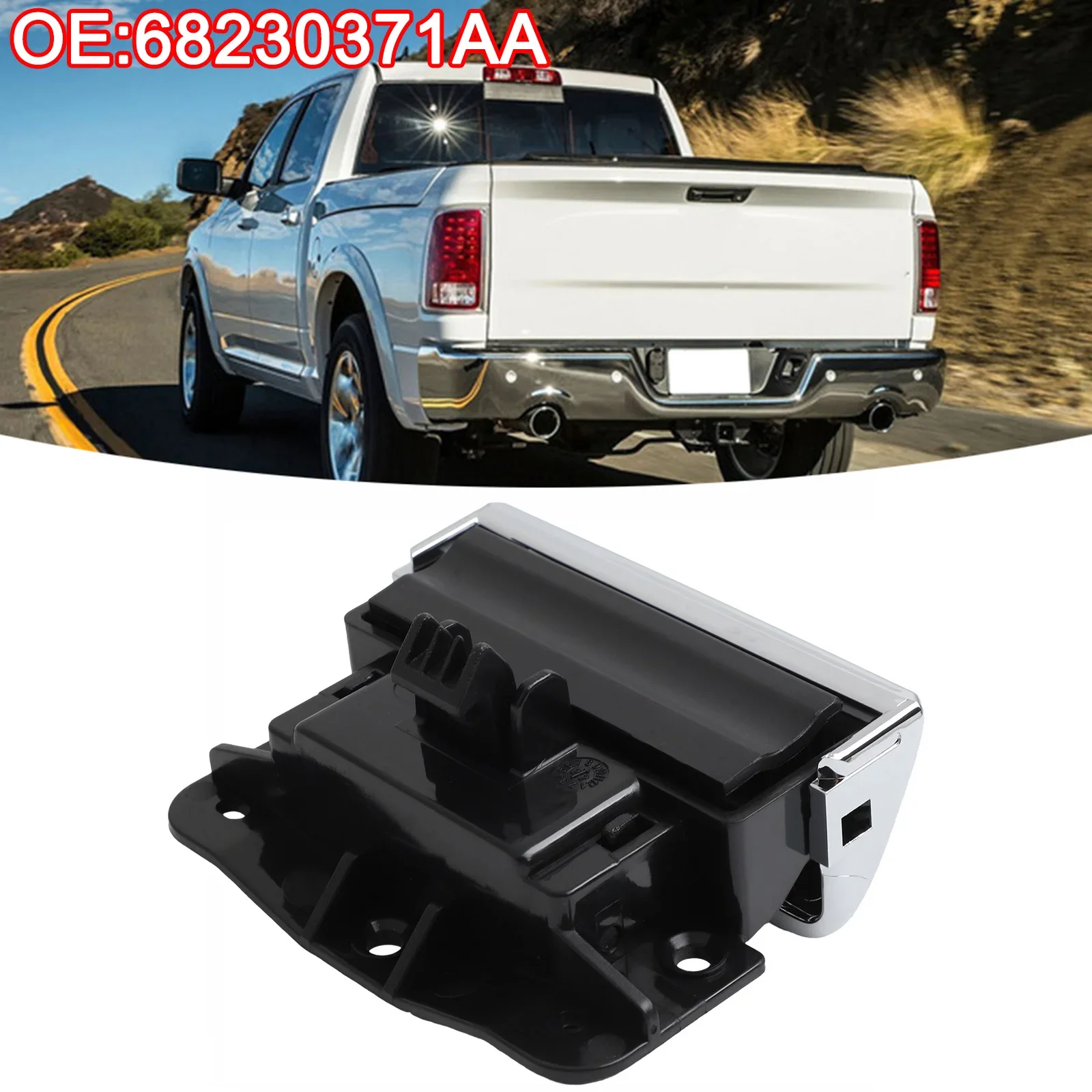 트럭 내부 액세서리 팔걸이 뚜껑 래치 핸들 OEM 번호 68230371AA 1500 2500 3500 4500 5500 호환