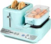 NEW Classic Retro 3-in-1 Breakfast Station, 2-Wide Slot Toaster With Adjustable Toasting Control, Non-Stick Griddle 1