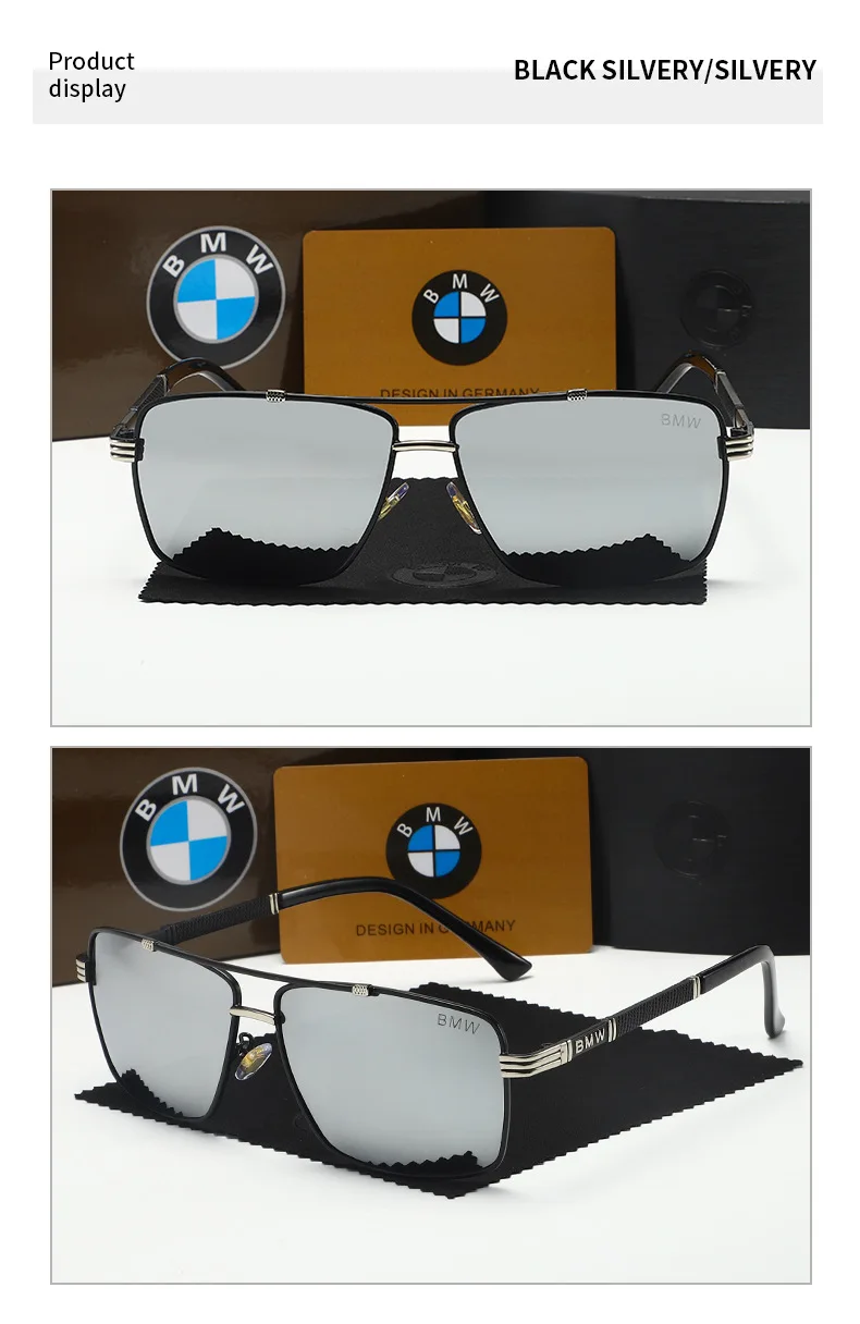 BMW Luxury Polarized Sunglasses - UV Protection Anti-Glare Glasses for Men