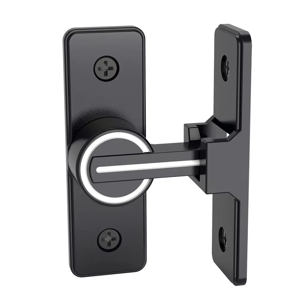 Interior Door Bolt Luminous Old-fashioned Surface-mounted Room Roor Latch 90 Degree Heavy-duty Lock