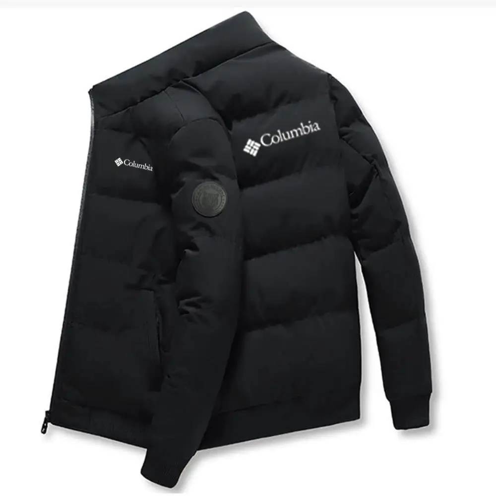 

Autumn and winter casual zipper box puff jacket, men's coat, zipper box street outfit