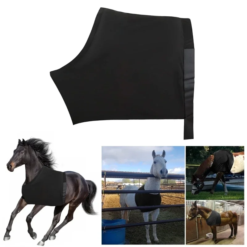 Neck Protection Horse Vest Pad Soft Horse Shoulder Guard AntiRub Bib for