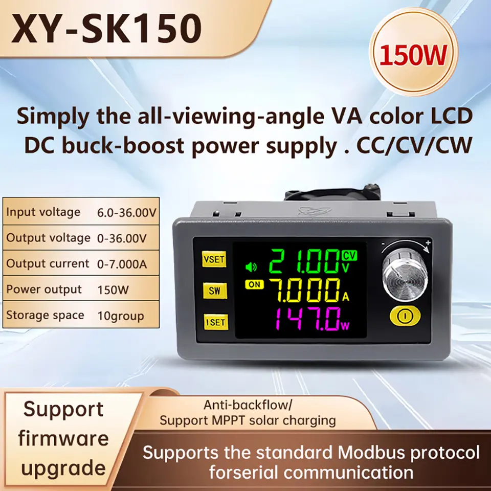 SK60/SK120/SK150 DC Buck Boost Converter CNC Adjustable Regulated Laboratory Power Supply Constant Voltage Current Module image 1