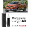 Suitable for Renault paint repair for scratch car Sunset light orange ENG Vienna Gold  touch up paint pen  modifie paint repair 1