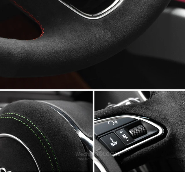 Black Alcantara Leather Car Steering Wheel Cover For BMW M G30 G31 G32 G20  G21 X3 G01 X4 G02 X5 G05 G14 G15 G16 Car Accessories - AliExpress