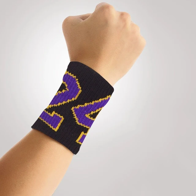 1 Pc Basketball Fitness Wristband Sport Sweatband Handband Sweat Absorption Wrist Support Brace Gym Volleyball Sports Bracer 4
