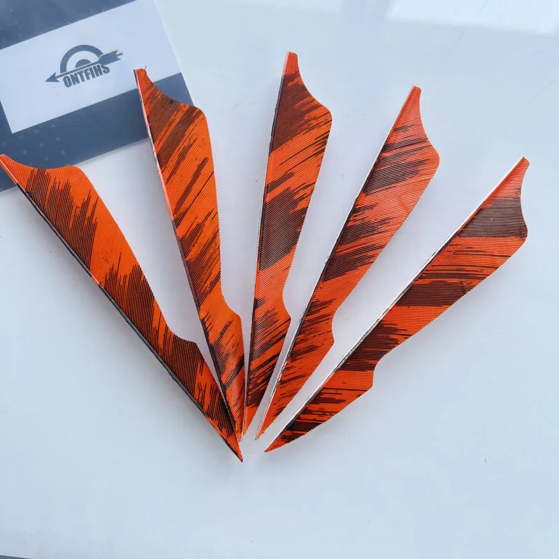 30 Plumes D'archerie 4 Pouces – Aile Droite Vertes – Pour Fabrication Flèches DIY