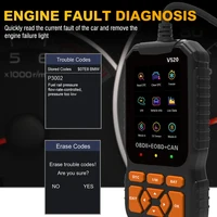 V520 v309  New OBD2 Scanner Professional Auto Engine System Lifetime Free Automotive DTC Lookup Code Reader Car Diagnostic Tool 2