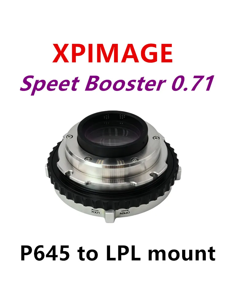 Riduttore Focale Put Obiettivo Pantax 645 A Arri Lpl Mount Camera Per Mini Lf Alexa S35 Xpimage Speed Booster 0.71X Adattatore Di Bloccaggio