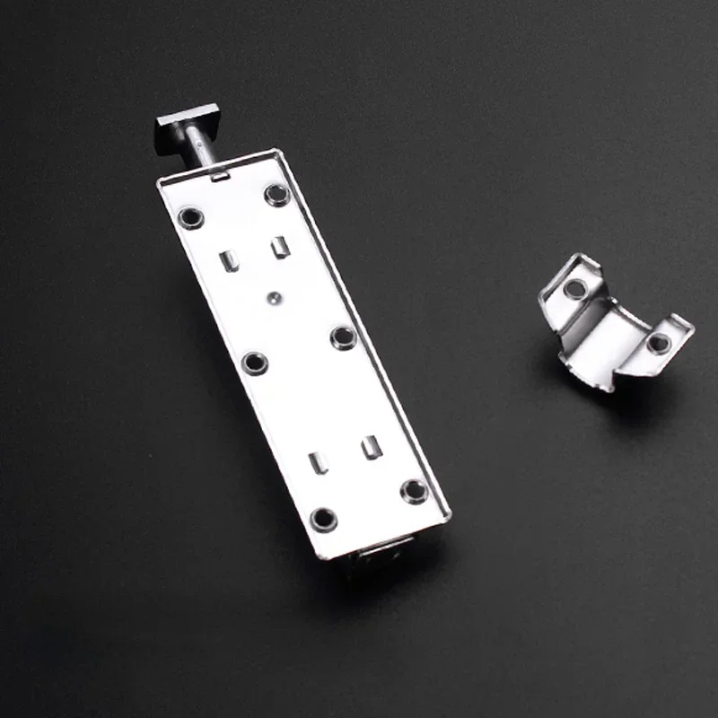Thickened Stainless Steel Bolt Surface-mounted Automatic Spring Wooden Anti-theft Bathroom Door and Window Lock door latch