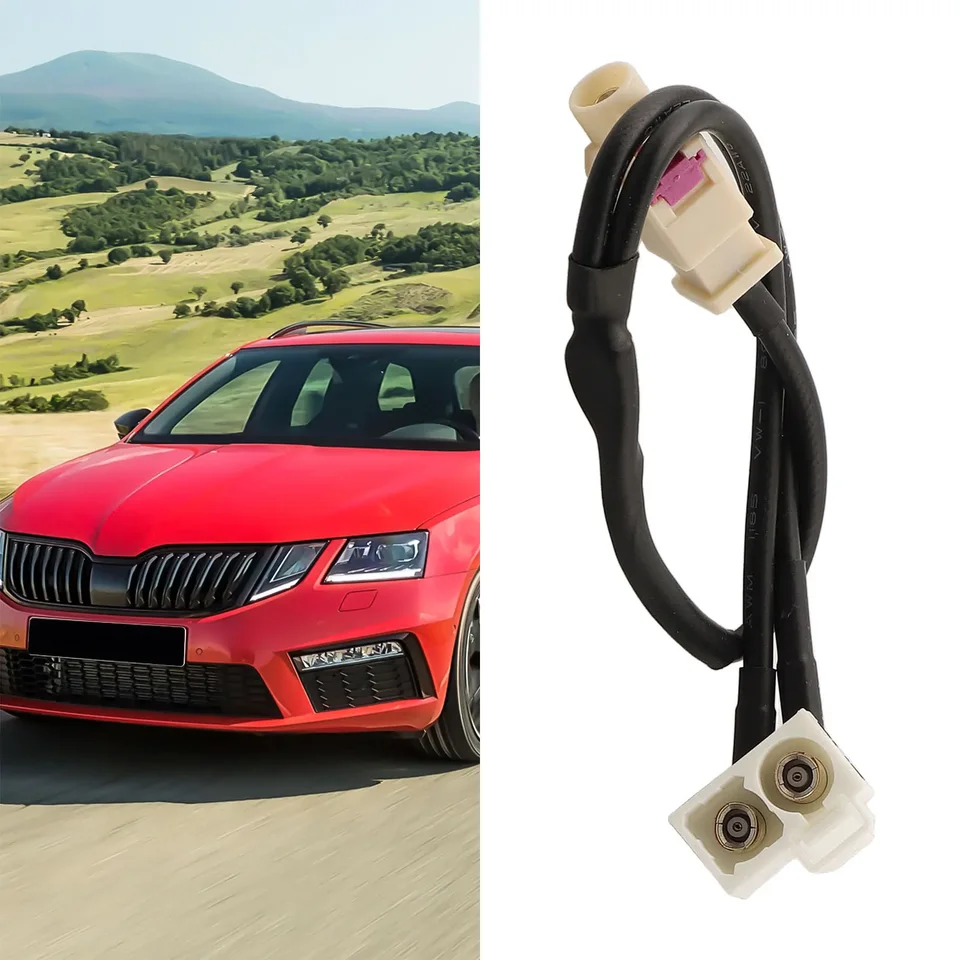 Keenso Adattatore Antenna Radio, Cavo Adattatore Antenna Radio ABS Accessori Auto di Ricambio per RNS 510 MFD3 RCD510 RCD310 Kit Bluetooth per auto