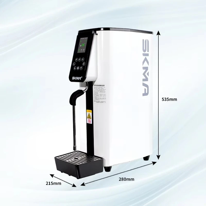 Water Boiler Coffee Milk Foam Maker Fully Automatic Single Head Milk Steamer Frother Commercial Heating Steam 6