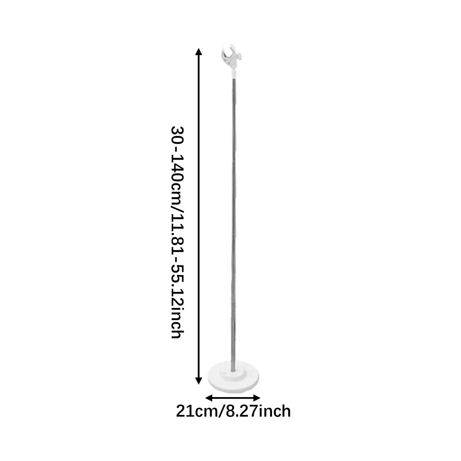 Lazy Hair Dryer Stand Adjustable Elegant Retractable Tabletop Floor Bracket for