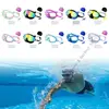 Kids Frogs Resistant Swim Goggles Wide View Swimming Goggles for Children Boy Girl Teen Includes Swim Hat and Earplugs