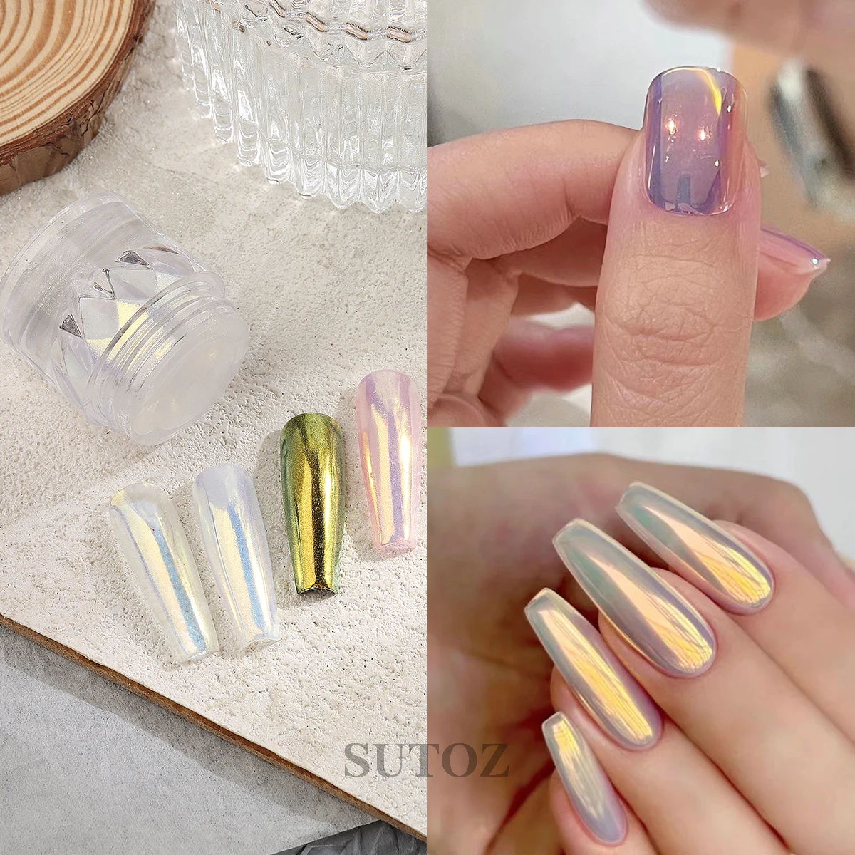 Pearl Chrome Nail Powder Fine Glitter Moonlight Rub Dust Mirror Effect Pigment For Pearlescent Nails Manicure Paillette NTZ-TKZ nail powder nail glitter nail pigment nail decoration nail decorations