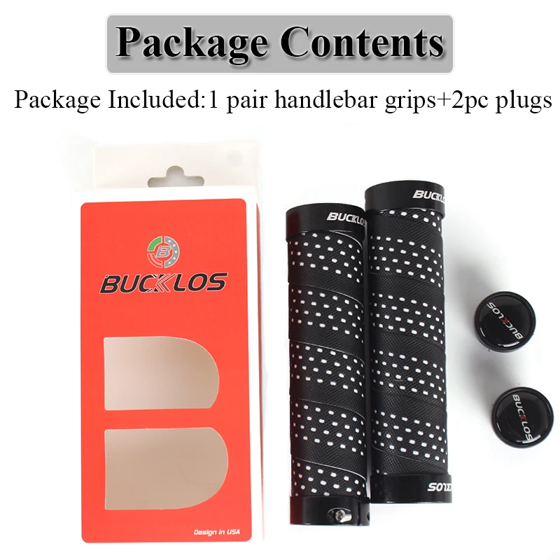 1Pair Non-slip Bike Handlebar Grips Comfortable PU Tape Cover Handle Grips 22.2