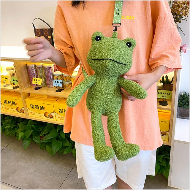 Cute Frog Plush Bag Toys Stuffed Animals Doll CrossBody Shoulder Bag  Backpack Coin Purse Wallet Pouch Children Girls Boys Gift - AliExpress