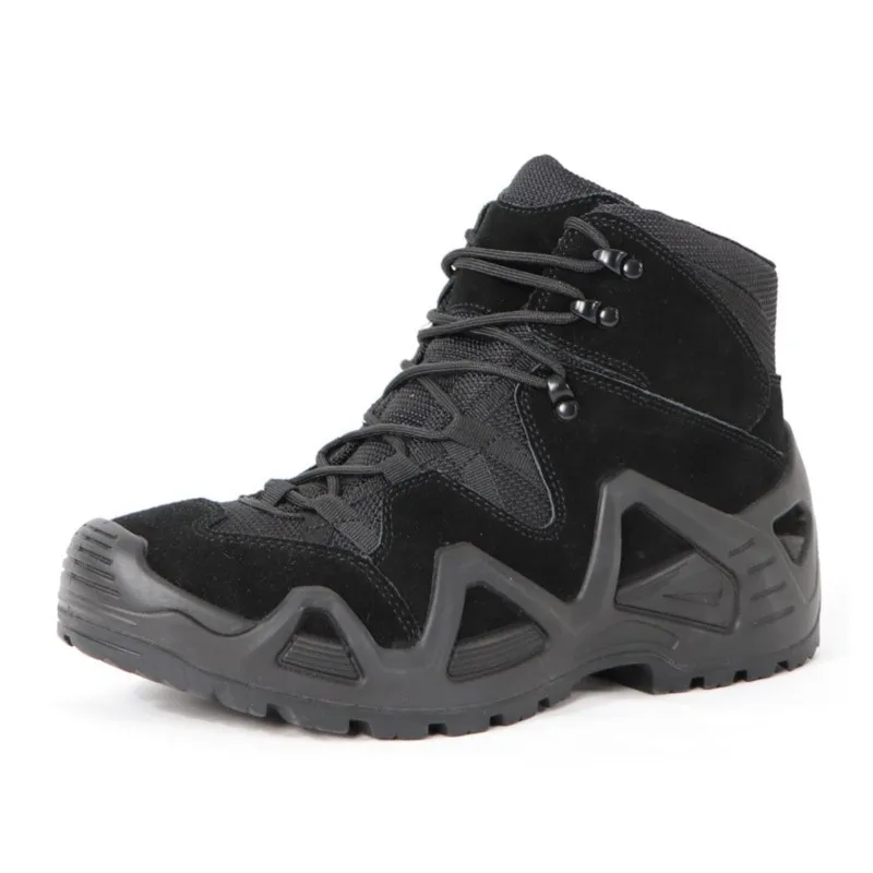 

2023 Men Tactical Boots Army Boots Mens Military Desert Waterproof Work Shoes Climbing Hiking Shoes Ankle Men Outdoor Boots