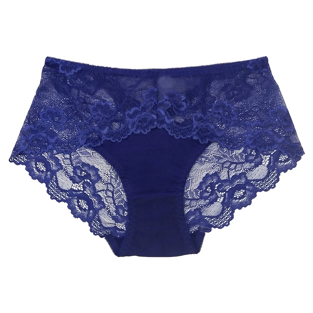New Fashion Women Sexy Lace Panties Transparent Briefs Female Floral High-Rise Breathable Wholesale Panty Underwear