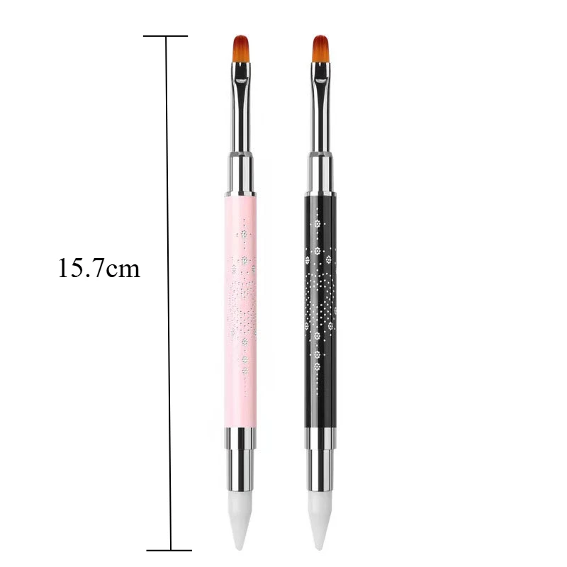 New Dual-use Double-ended Nail Art Pen Dotting Crayon Nail Art Tools Light Therapy Brush Accessoires Ongles Painting Tools