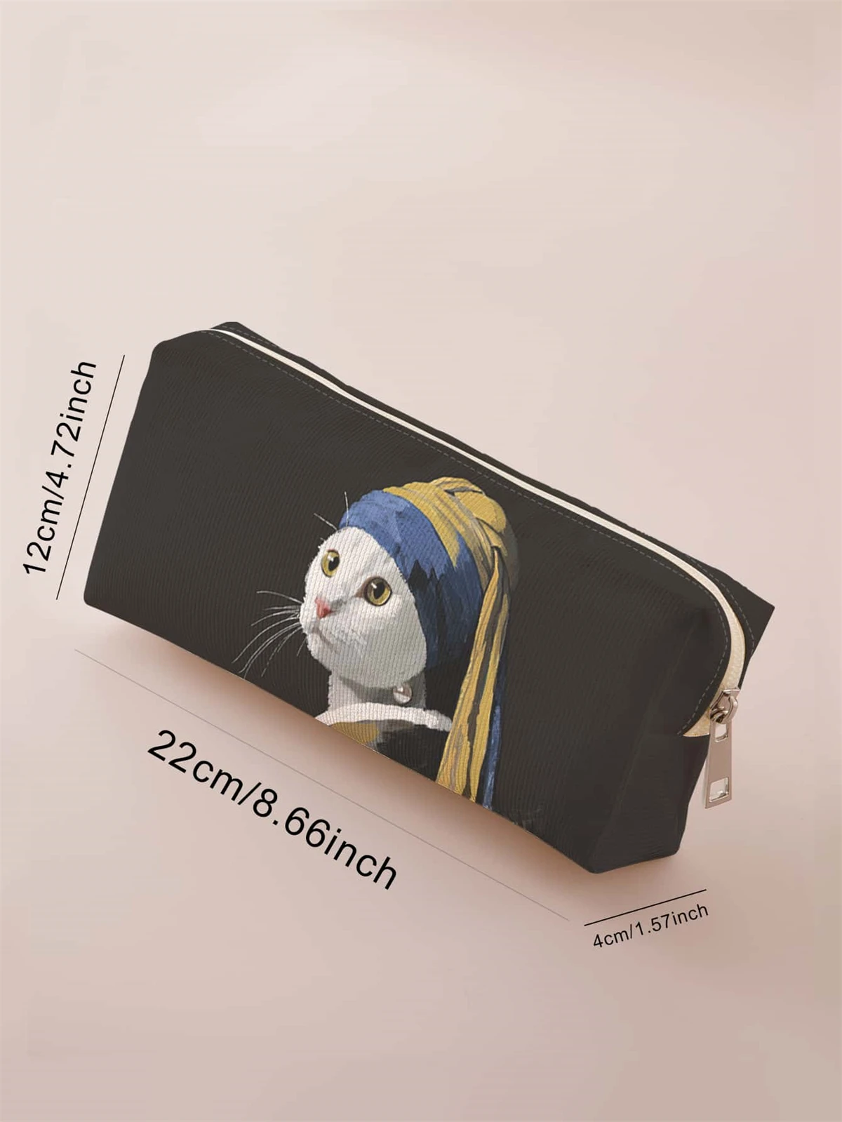 Small pencil case, large capacity pencil case, multifunctional stationery storage bag, student school organization supplies