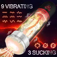 Elektrische Penis Vakuumpumpe Vergrößerung Verlängern Pumpe Verbesserte Penis Männlicher Masturbator Penis Pumpen Erwachsene Sex Spielzeug für Männer Erektionen 2