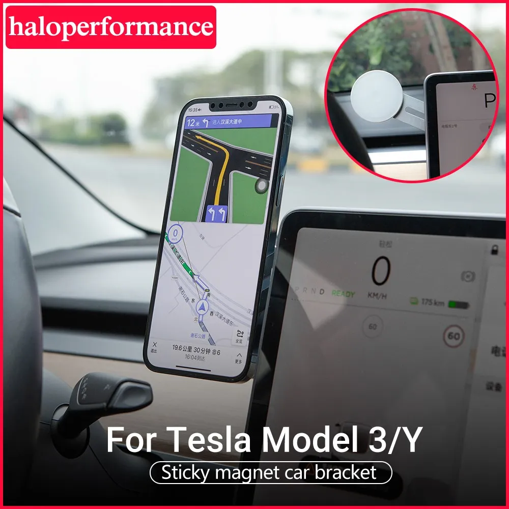 CarHolderMobilePhoneHolderCradleStableForTeslaModel3Y2023