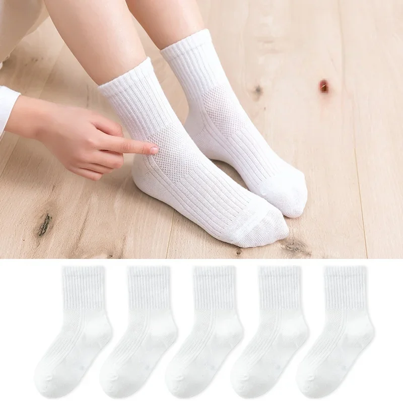 Kids Socks 5 Pairs/ Lot kids sock Soft Breathable Cotton School Socks Girls Boys Casual Sports Children's Socks