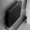 Bathroom Wall-mounted Shower Seats Non-slip Bath Chair Light Luxury Foldable Soft Stool Black Shower Seat Home Porch Shoe Stool 2