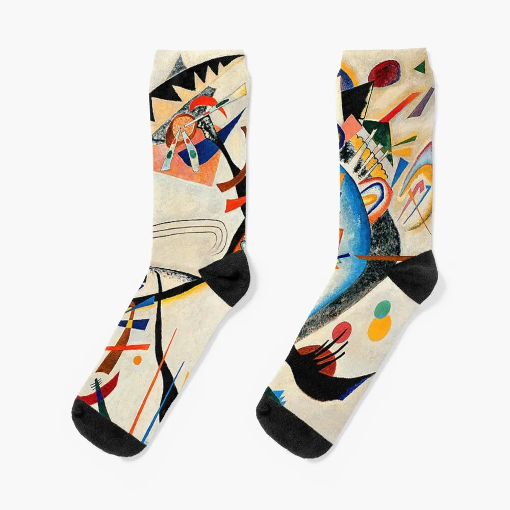 

Kandinsky - Blue Segment, popular Kandinsky painting Socks luxury Stockings compression crazy Socks Men's Women's