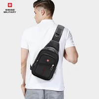 SWISS hommes sacs de poitrine loisirs de plein air sac à bandoulière étanche grand espace sac de poitrine hommes pratique sac à bandoulière Durable 6
