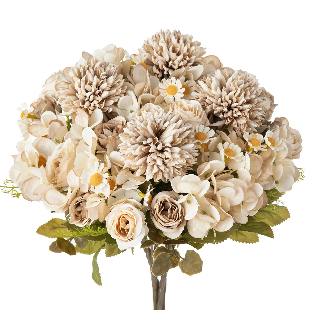 1 STÜCK 7 Gabel Kamille Kombination Künstliche Blumen Für Zuhause Zierblumentopf Dekoration Hochzeitsbogen Weihnachtszubehör