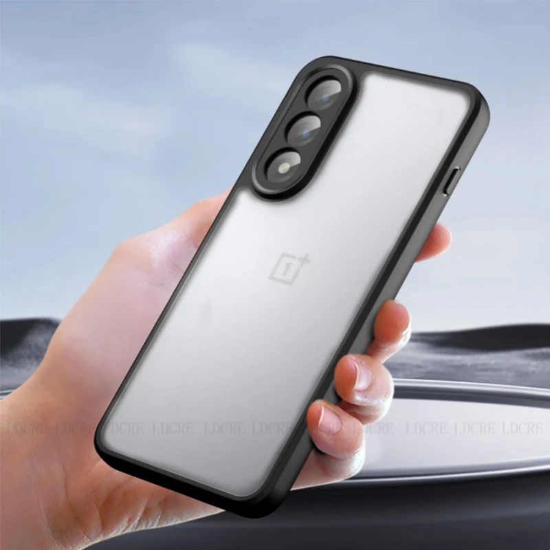 Shockproof Armor Back Clear Protective Case Cover