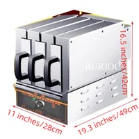Roast mutton skewer automatic making machine Roast Turkey skewer meat skewer machine 2