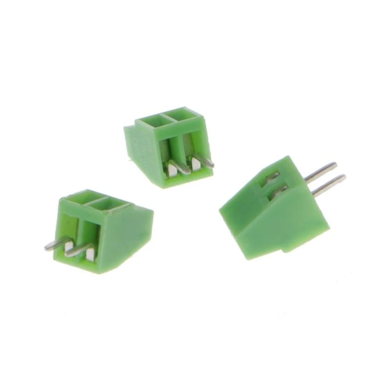 50 Pièces Bornes De Connexion à Vis - Pas 5.0 Mm - 10A - Bloc 2P Et 3P - Neuf
