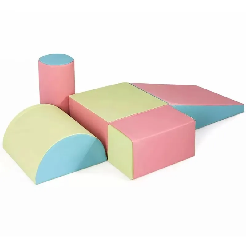 Indoor Soft Foam Climbing Blocks Toddler Soft Play Equipment Block Set Softzone Climb and Crawl Activity Play Toy