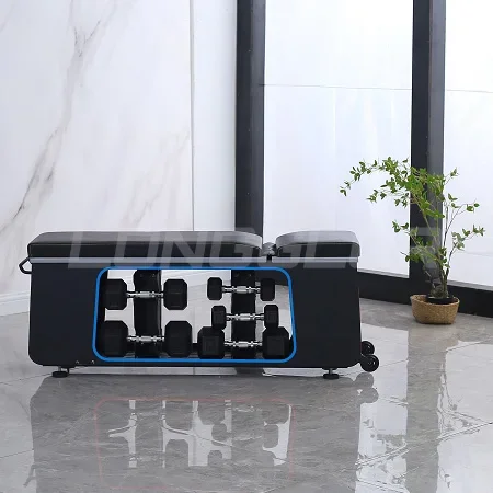 Home Gym Weight Bench Storage Foldable Sit Up Workout Benchs Press Multifunctional Adjustable Dumbbell Bench With Storage