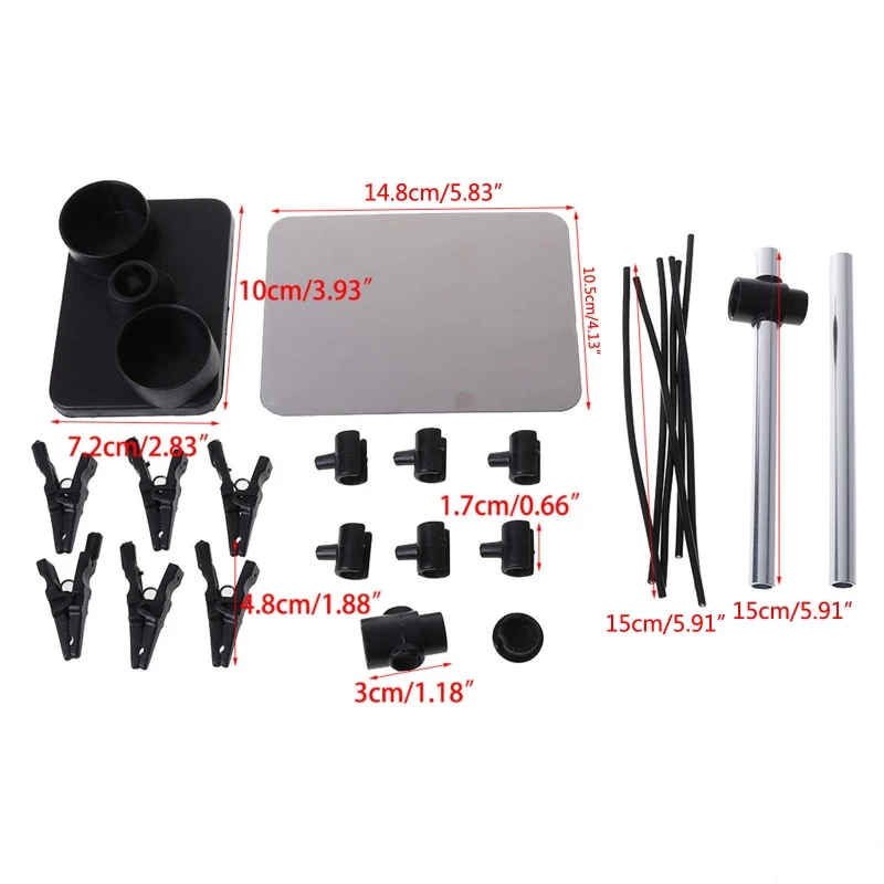 

& Parts Holder Clips Stand Holds Model Hobby Auto Paint Booth