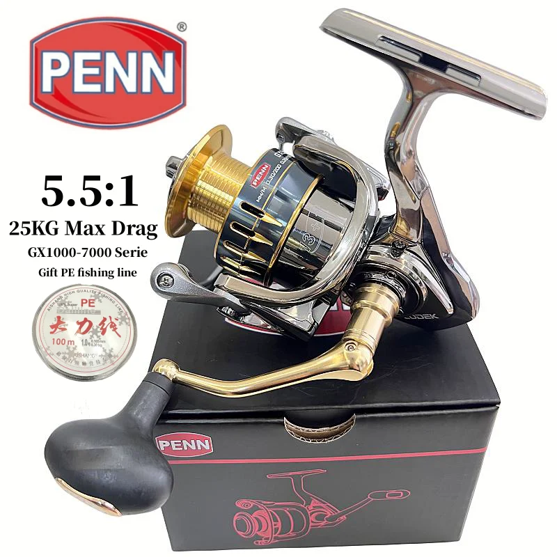 Moulinet De Pêche Ancien Penn 49 Deep Sea - Haute Mer Vintage - Fabrication US