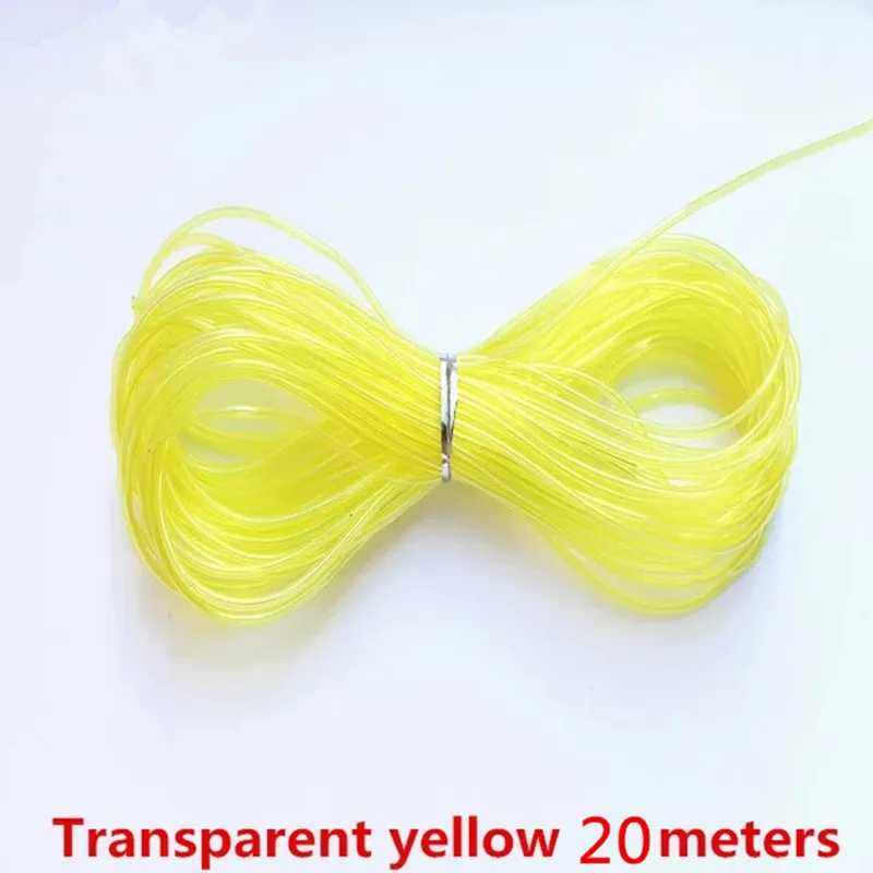 Colorful Decorative Jewelry Cord: 20m Memory Wire with 10m Hollow Rubber Tubing, 2mm Dia.