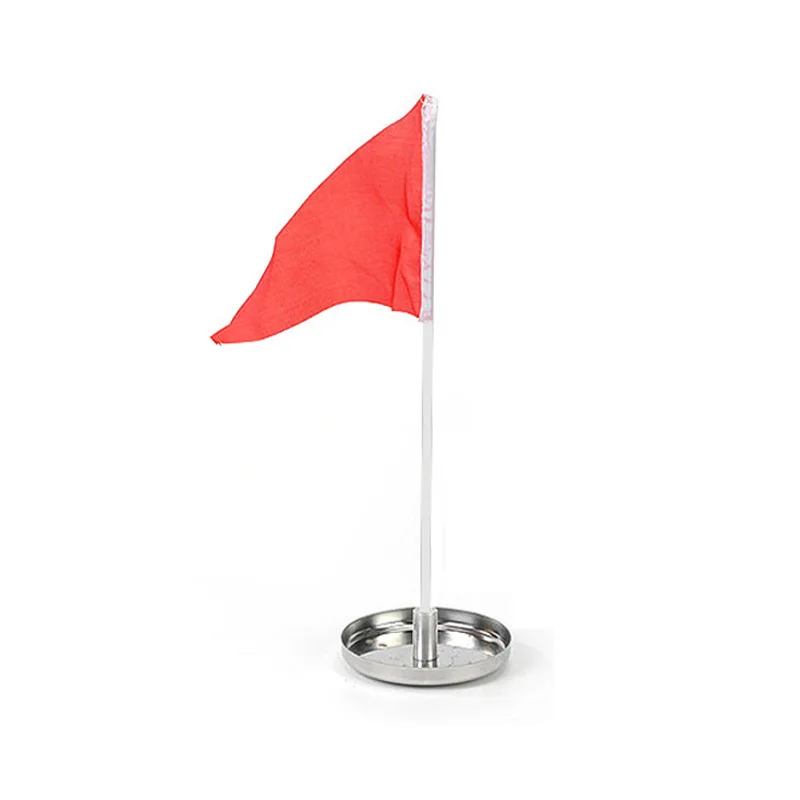 Golf stainless steel hole cup with Little Red Flag golf supplies golf metal green hole cup xy1012 5