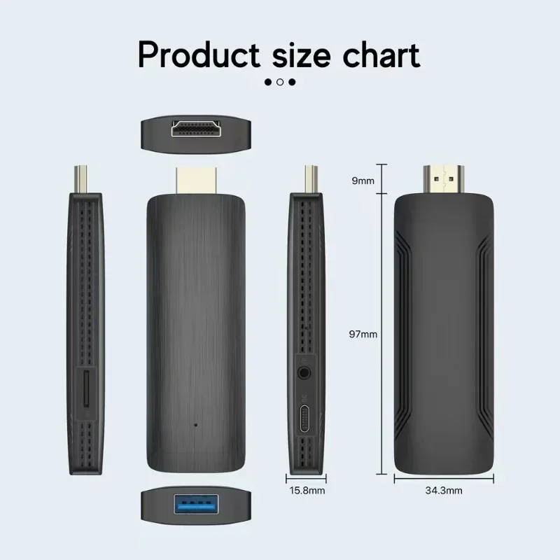 D6 H313 Android Big TV HDR Set Top OS 4K BT5.0 WiFi 6 2.4/5.8G Android10 Smart Sticks Android TV Box Stick Portable Media Player