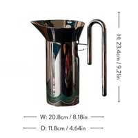 Bouteille d'eau en acier inoxydable, bouilloire d'eau froide de grande capacité, accessoires de cuisine, bouilloires portables, ustensiles de boisson ménagers 6