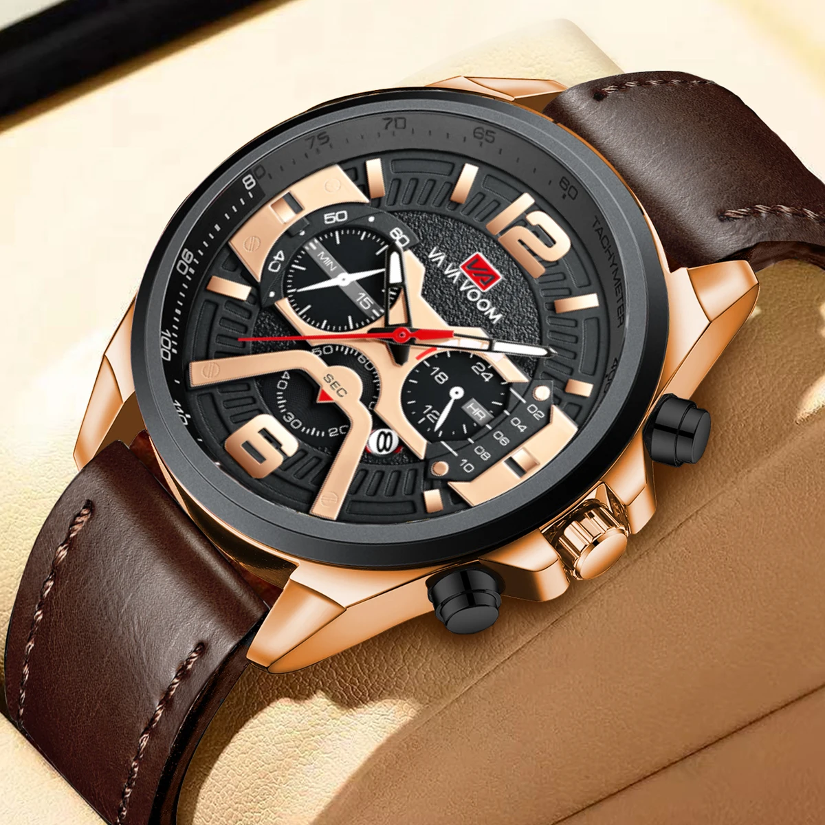 Classic Pilot Series Men Quartz Wristwatch 8329 Fashion Casual